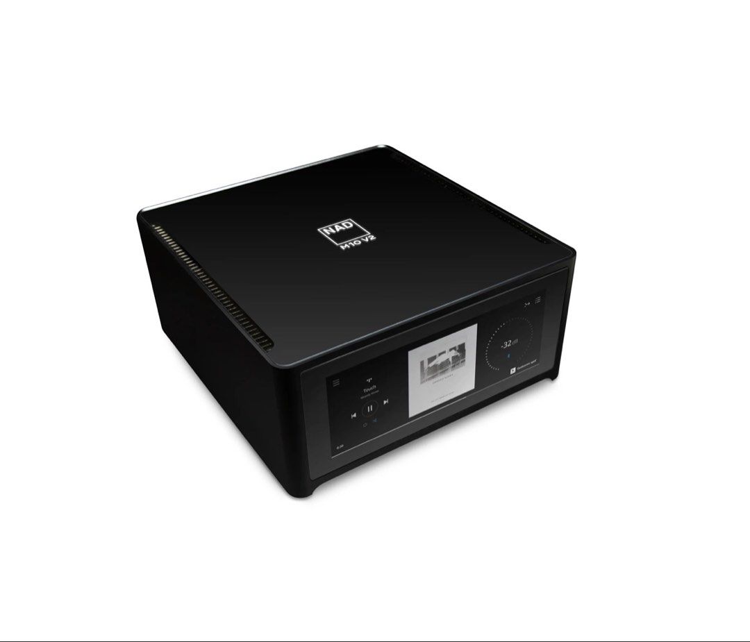 NAD M10 V2 BluOS Streaming Amplifier — High-End Hi-Fi (Category: Soundbars, Speakers & Amplifiers) located in Makati City. Submitted by hibokventure2 (Listing ID 1439454518, Image 2). Description: Audiophile-grade all-in-one streaming amplifier from NAD’s flagship Masters Series. Combines a powerful amplifier, hi-res DAC, and BluOS multi-room streaming in a beautifully compact chassis with a touchscreen display. The “just add speakers” hi-fi solu