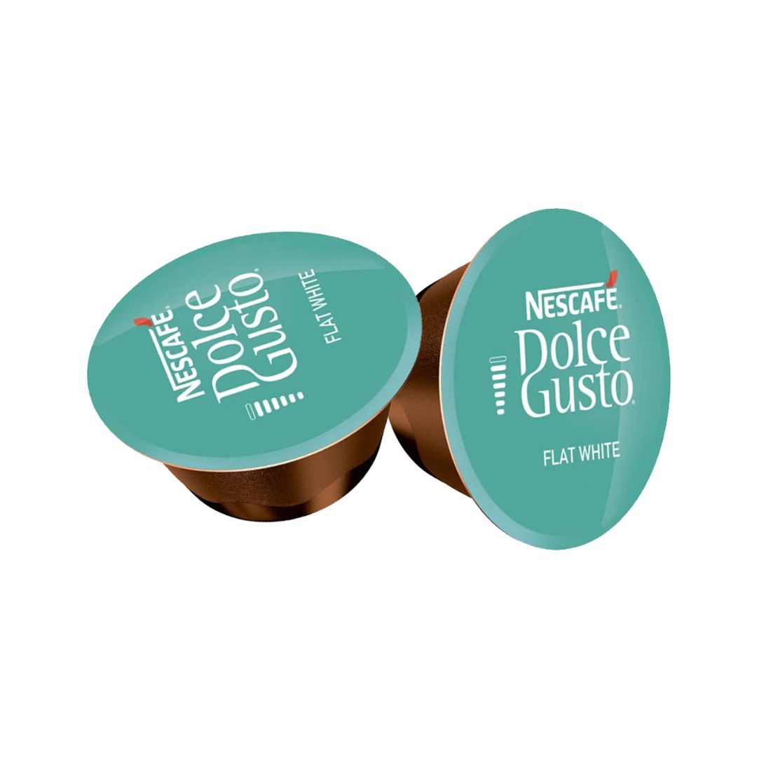 [Feb. 2027] Nescafe Flat White Dolce Gusto Pods | Flat White Dolce Gusto (Category: Beverages) located in Manila. Submitted by kapekayodyan (Listing ID 1439496503, Image 2). Description: Nescafe Flat White Dolce Gusto Pods | Flat White Dolce Gusto Contains 16 pods Discover Flat White, a creamy creation straight from trendy Australian coffee shops. A flat white is a coffee drink made with espresso and steamed milk. With just one capsule, you can e