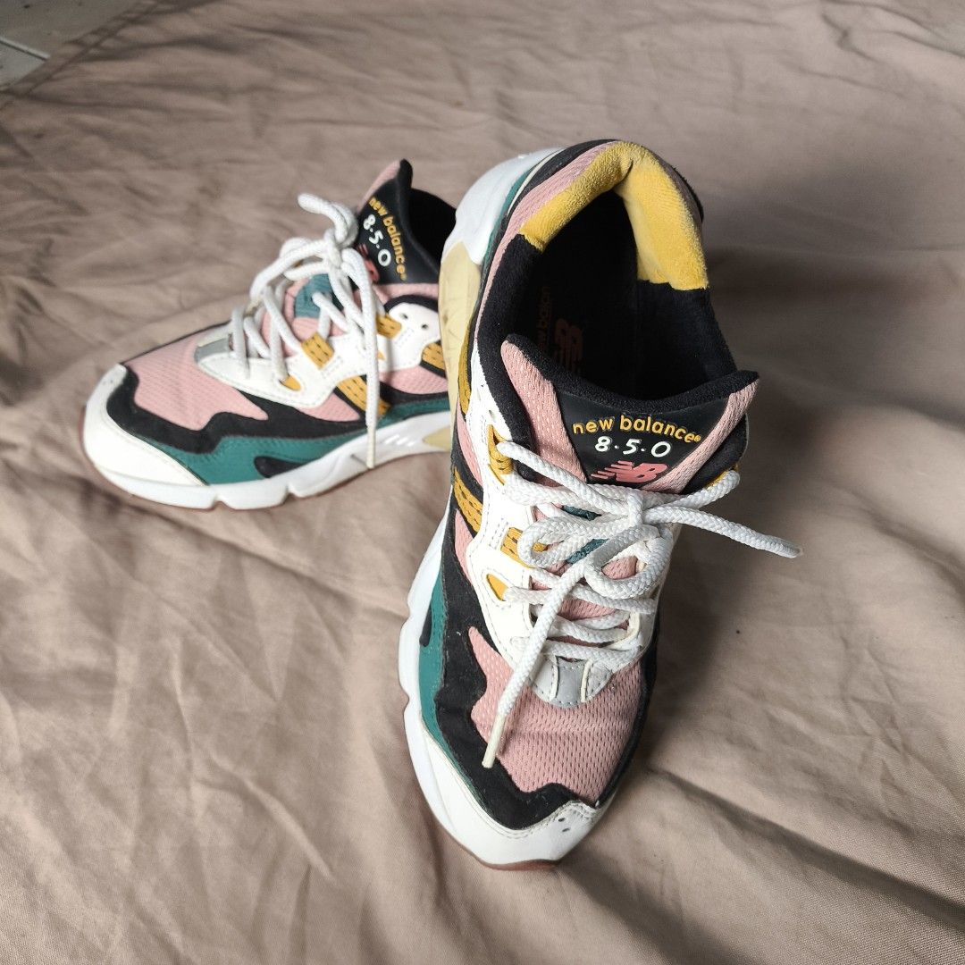 New Balance 850 ML850YSD Sneakers (Category: Sneakers) located in Quezon City. Submitted by jedclo (Listing ID 1439502008, Image 2). Description: Size US: 6.5 UK: 6 Euro: 39.5 In pristine condition Color due lightning MOP: GCASH, DM to purchase Disclaimer: "All brand names, logos, and images are registered trademarks of their respective owners. No affiliation or copyright infringement intended.