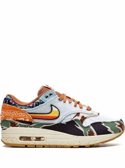 Nike Air Max 1 SP "Concepts Heavy" (Category: Sneakers) located in Manila. Submitted by polyesterspliff (Listing ID 1439451972, Image 2). Description: Authentic Dm for more info OG all 2 extra laces included Used only like 6 times total no issues and barely any visible usage bought for resell around like 13k.