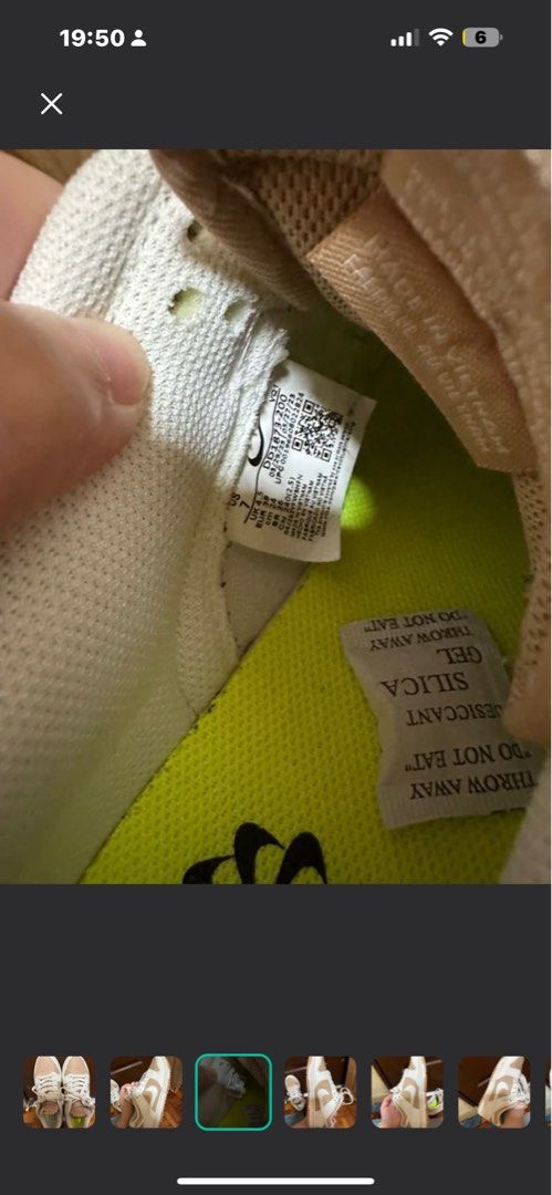Nike Dunk Low - Nature Beige Sail US7W (Category: Sneakers) located in Legazpi City. Submitted by loveagainz (Listing ID 1439542196, Image 3). Description: - Bought here on carousell last 2024 and barely used since - No box. Original. Just Needs cleaning - will not transact with sensitive buyers - What you see is what you get.