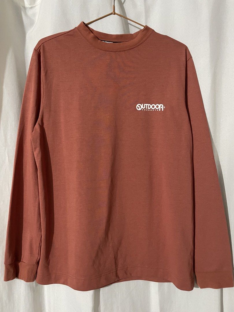 Outdoor Products long-sleeved (Category: Tshirts & Polo Shirts ) located in Quezon City. Submitted by cgoodsupply (Listing ID 1439563482, Image 3). Description: Outdoor Products long-sleeved t-shirt featuring a mountain graphic and “1973” logo on the back. small on tag (dimes W-17 L-26) no issue color rate 10/10 qc location 380+SF.