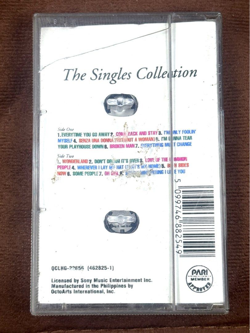 Paul Young - From Time To Time: The Singles Collection (Category: CDs & DVDs) located in San Juan City. Submitted by redgecollection (Listing ID 1439605992, Image 2). Description: FOR NEW WAVE COLLECTOR ERA 1980’s - Paul Young's "From Time To Time: The Singles Collection" cassette tape. - Includes hit songs: "Everytime You Go Away", "Come Back and Stay", and "Love of the Common People". - Features tracks from both sides of the cassette. - Manufac