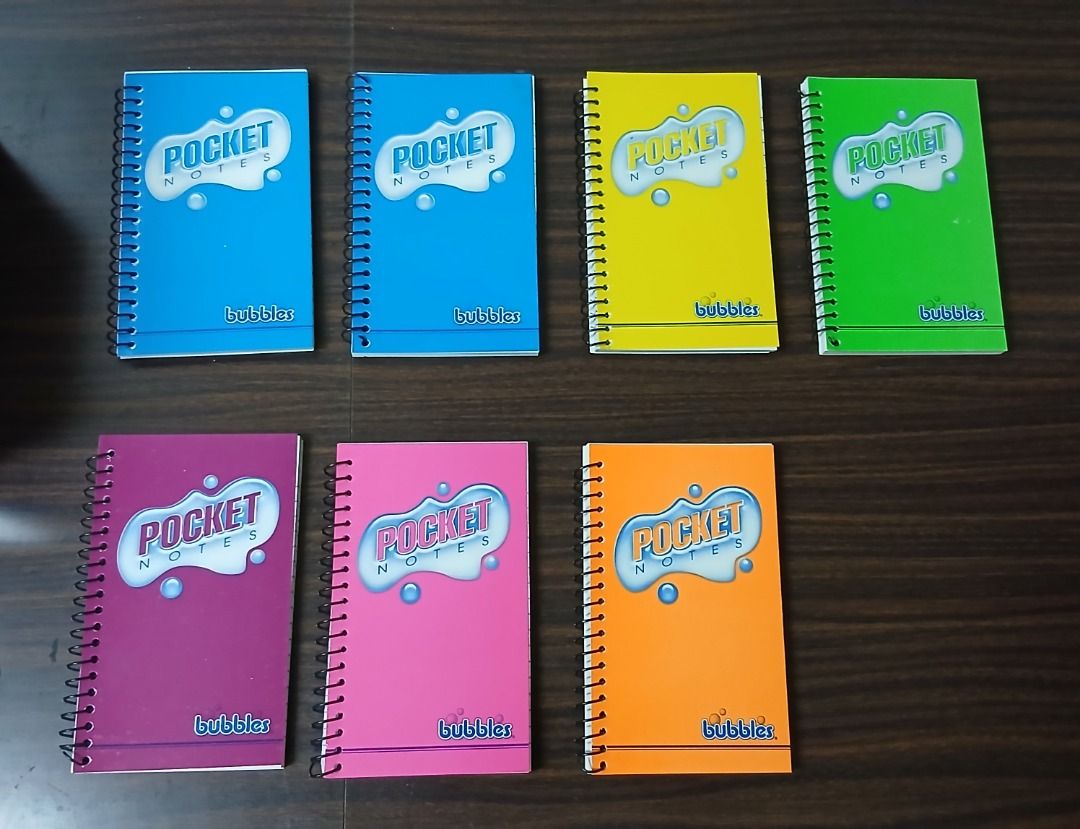 Pocket Size Small Mini Spiral Notebook (Sold per piece) (Category: Stationery & School Supplies) located in Manila. Submitted by townlites (Listing ID 1439429544, Image 3). Description: 25 pesos per each Sold per piece Assorted color 80 leaves Size: 82mm x 133mm (3.5in x 5in) Memo Pad Small Notebook For everyday use Brand new .