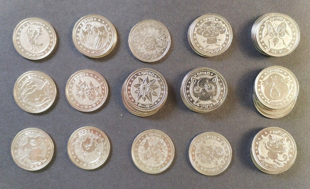 Pokemon Coins (Category: Currency) located in Taguig. Submitted by hangodmark (Listing ID 1439496016, Image 1). Description: Pokemon coins (meiji) chat me for availability 300php each.