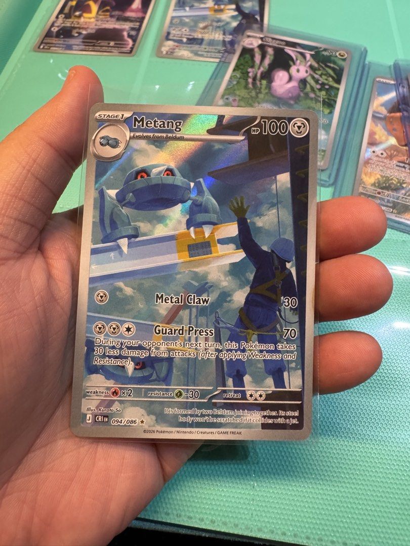 Pokemon TCG Metang 094/086 Chaos Rising, Hobbies & Toys, Toys & Games on  Carousell