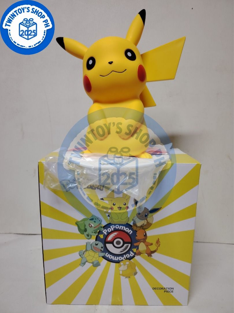 POKÉMON PIKACHU VINYL COLLECTIBLE FIGURE (Category: Toys & Games) located in Caloocan City. Submitted by lori0703 (Listing ID 1439556416, Image 1). Description: MATERIALS : VINYL PVC SIZE : 10 INCHES .
