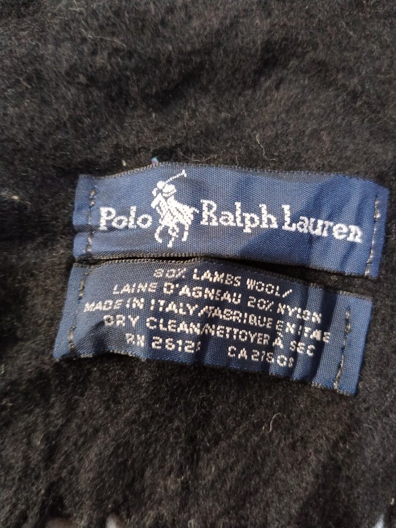 Polo Ralph Lauren Wool Scarf (Category: Scarves) located in Mandaue City. Submitted by chaseandchast (Listing ID 1439518858, Image 2). Description: Polo Ralph Lauren Wool Scarf Width - 9 Length - 60 Excellent condition Color rate - 9.5/10 No issue plus shipping fee.
