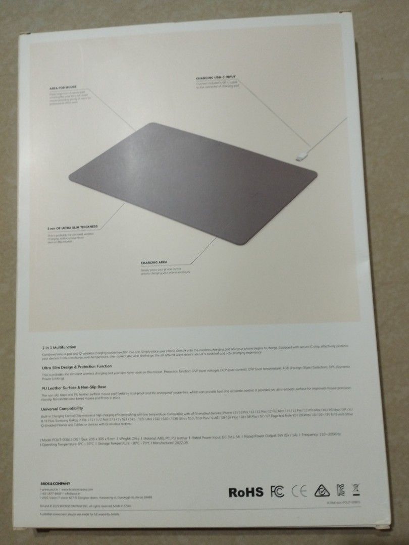 Pout Hands 3 Wireless Charging Mouse Pad462244244389242881