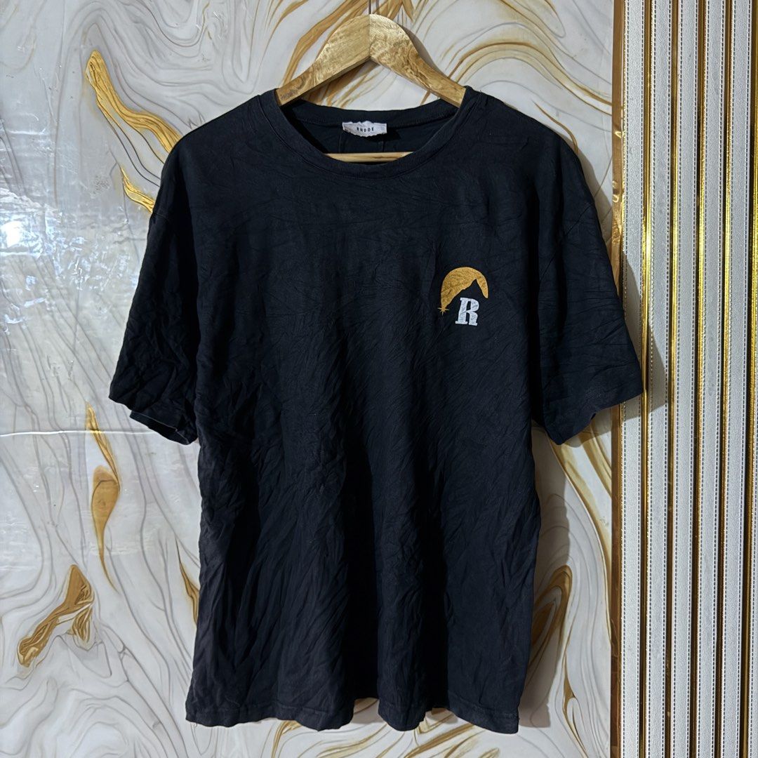 Rhude Shirt (Category: Tshirts & Polo Shirts ) located in Zamboanga. Submitted by hype_thrifts (Listing ID 1439583893, Image 2). Description: Rhude Shirt Medium Width: 22 Length: 26.5.
