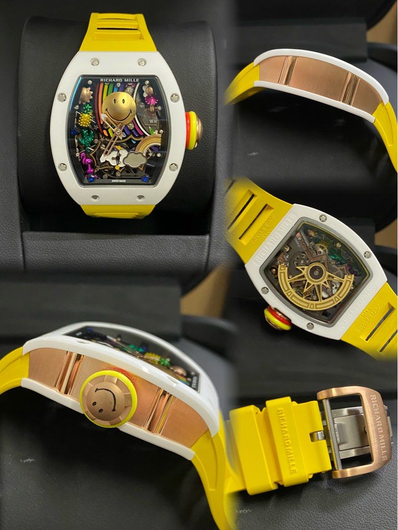 R-M Smiley TopQ (Category: Men's Watches) located in Manila. Submitted by clean_dial (Listing ID 1436397029, Image 2). Description: Onhand Ready to ship Actual photo posted With Complete Inclusion .