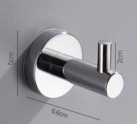 Robe Hook (Category: Hooks & Hangers) located in Makati City. Submitted by monkeykingo (Listing ID 1439530323, Image 1). Description: - 304 Stainless Steel Bright Silver Coat Hook - Wall-Mounted Hook for Bathroom - Coat and Hat Hook - Toilet Entrance Rack Hook - Single Hook.