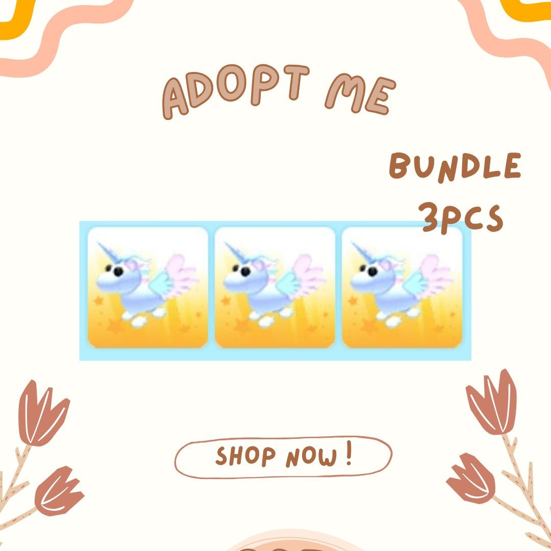 Roblox Adopt Me Pet |(3pcs) Bundle Alicorn (Category: In-Game Products) located in Bien Unido. Submitted by roblox_adoptme_shop (Listing ID 1439570292, Image 1). Description: Looking for a digital bestie? 🐶💫 I’ve got awesome pets ready for you! Welcome to my Roblox Adopt Me Pet Shop 🌻 Selling cute Adopt Me pets through safe and fair trades! Your dream pet is just one trade away ✨.