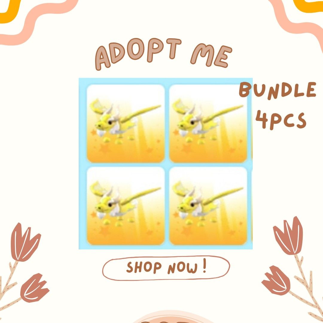 Roblox Adopt Me Pet |(4pcs) Bundle Ancient Dragons (Category: In-Game Products) located in Bien Unido. Submitted by roblox_adoptme_shop (Listing ID 1439572284, Image 1). Description: Looking for a digital bestie? 🐶💫 I’ve got awesome pets ready for you! Welcome to my Roblox Adopt Me Pet Shop 🌻 Selling cute Adopt Me pets through safe and fair trades! Your dream pet is just one trade away ✨.