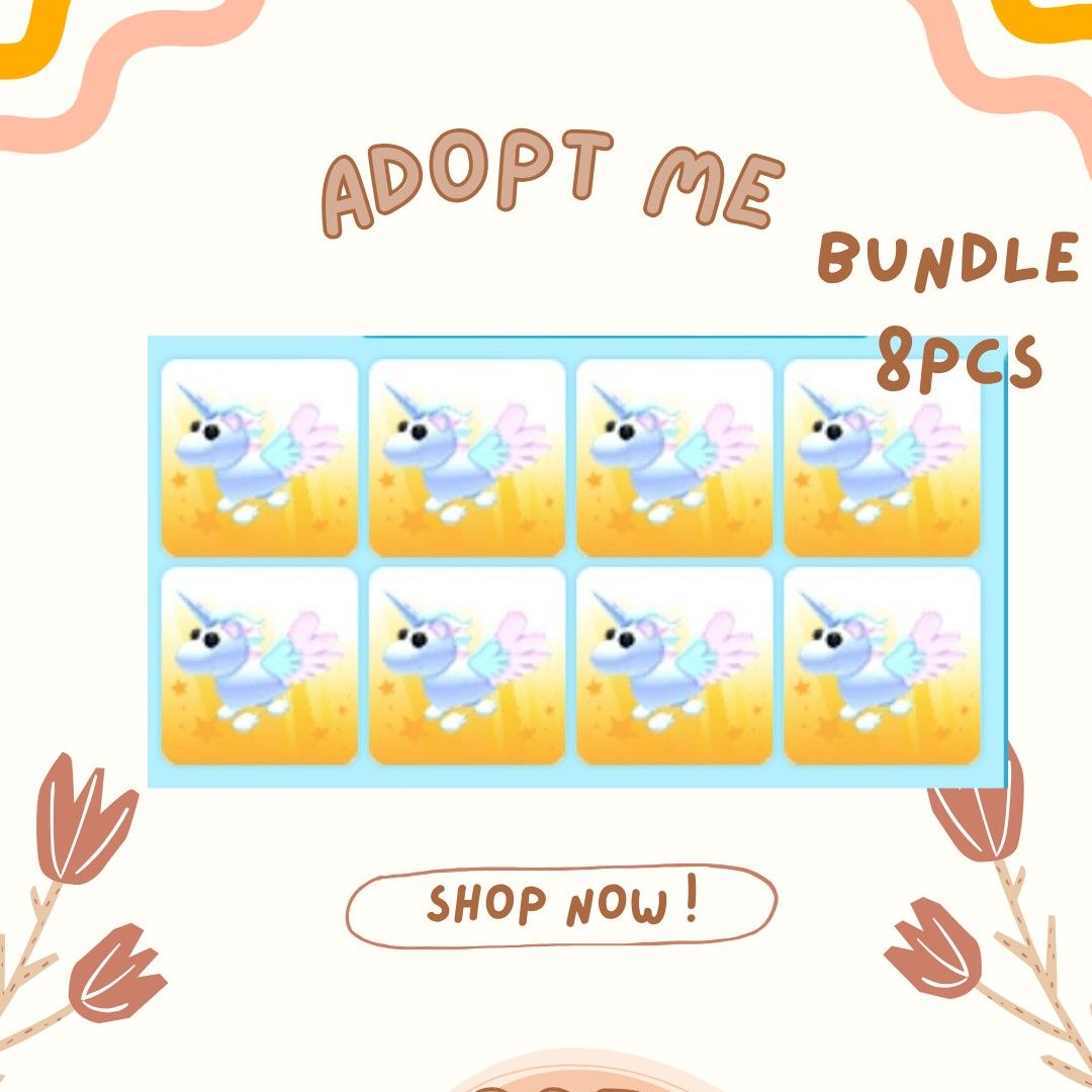 Roblox Adopt Me Pet |(8pcs) Bundle Alicorn (Category: In-Game Products) located in Bien Unido. Submitted by roblox_adoptme_shop (Listing ID 1439571303, Image 1). Description: Looking for a digital bestie? 🐶💫 I’ve got awesome pets ready for you! Welcome to my Roblox Adopt Me Pet Shop 🌻 Selling cute Adopt Me pets through safe and fair trades! Your dream pet is just one trade away ✨.
