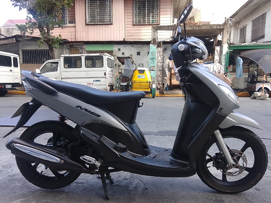 RUSH! 2017 MIO SPORTY YAMAHA (Category: Motorbikes for Sale) located in Manila. Submitted by mionaise023 (Listing ID 1439537856, Image 3). Description: Yamaha Mio Sporty 2017 Countryside, Sta. Lucia Pasig NCR Makapal pa gulong✅ Basic Maintenance Gear/Engine Oil, pang gilid, Airfilter etc.✅ Sariwa takbo✅ Malamig Makina✅ Original OR/CR✅ DOS✅ ID OF OWNER with 3signature✅ May Plaka✅ Walang Tagas at never nabuksan Makina✅ Walang Usok✅ Honest Issue; Sp