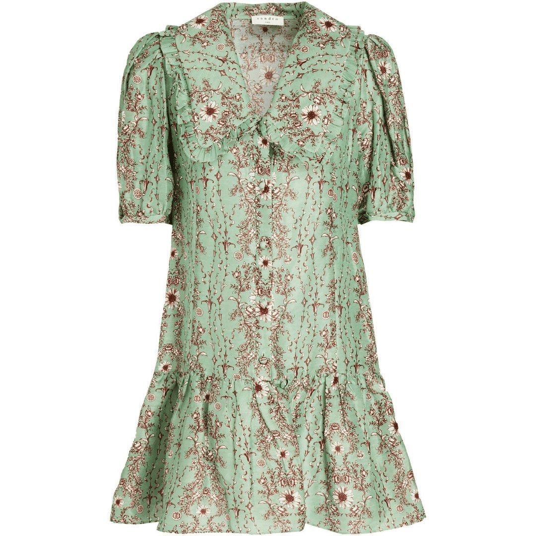 SANDRO paris toscane floral linen mini dress - authentic (Category: Dresses) located in San Leonardo. Submitted by wear.frnz (Listing ID 1439543710, Image 3). Description: .