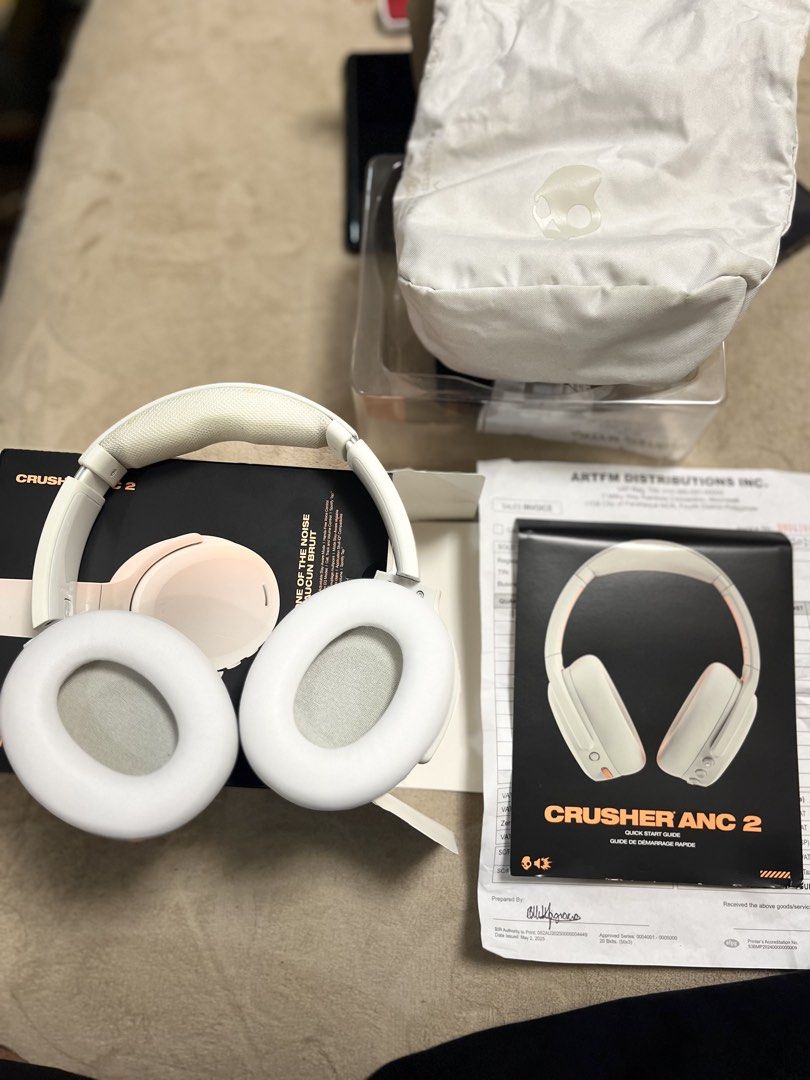 Skullcandy Crusher ANC 2 Headphones (Category: Headphones & Headsets) located in Bulacan. Submitted by fretz27 (Listing ID 1439606054, Image 2). Description: Selling my Skullcandy Crusher ANC 2 💀. Complete package with receipt. Rarely used and always used only in an air-conditioned room, so it’s still in excellent condition. Everything works perfectly. If you love bass, this thing will literally rattle your skull 🔥🎧” 11k fix..