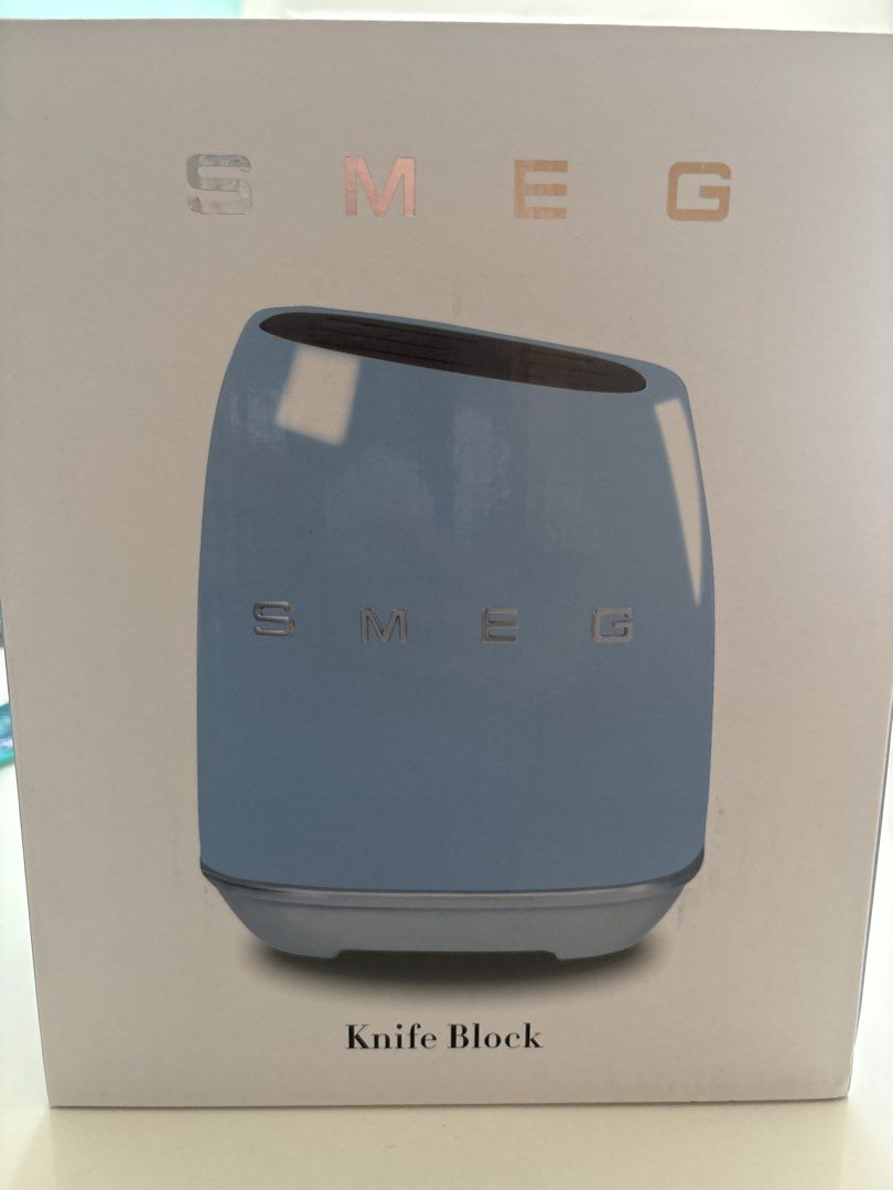 Smeg Knife Block - Pastel Blue462075453558630400