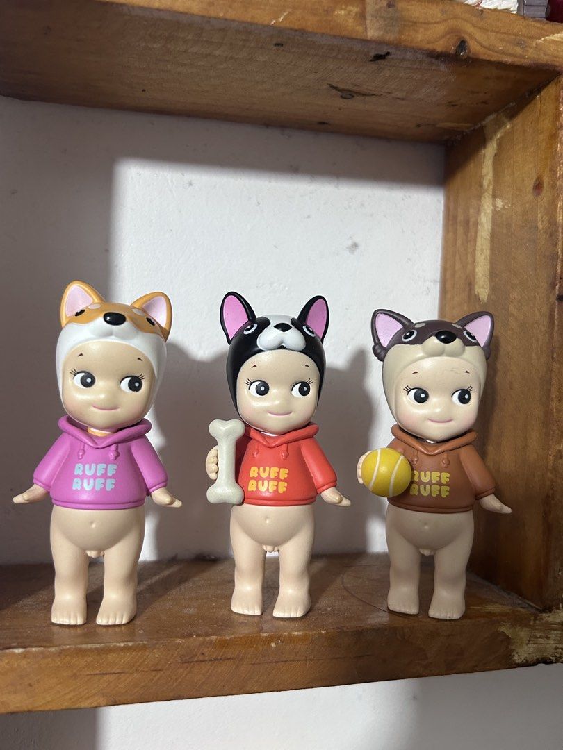 Sonny Angels Dog Series (Category: Designer & Blind Box Toys) located in Cavite. Submitted by schennnnz (Listing ID 1439510546, Image 1). Description: NO BOX. But will be packed properly. Shiba Inu - SOLD Chihuahua- SOLD.