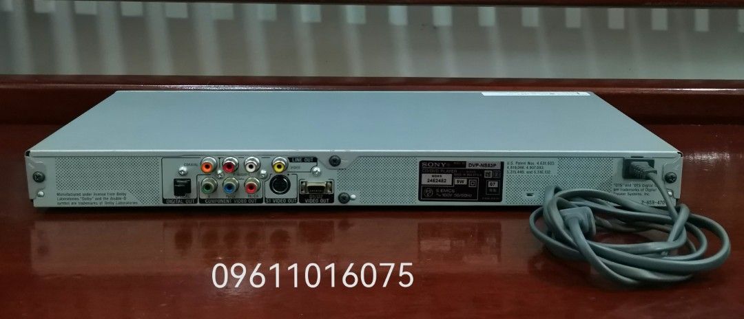 Sony DVD Player DVP-NS530P (Category: Blu-Ray & Media Players) located in Cebu City. Submitted by cebu_vintage_audio (Listing ID 1439423423, Image 3). Description: - Sony DVP-NS530P DVD Player - Plays both DVDs and CDs - Silver color - Smoothly operating disc tray - Features various output ports - Front panel display and control buttons 220 volt AC Price slightly negotiable .