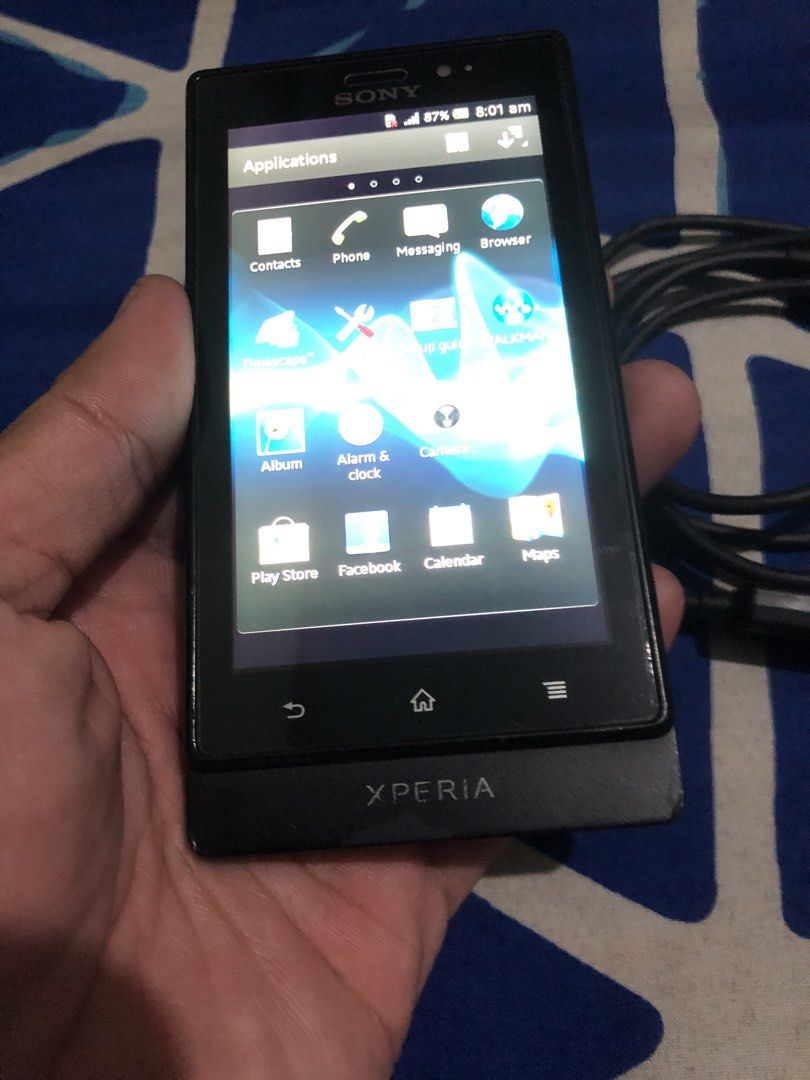 Sony experia backup android phone (Category: Sony) located in Quezon City. Submitted by markgolveo (Listing ID 1439528347, Image 3). Description: Sony experia backup android phone Tested working all functions Good signal coverage Good audio speaker and output Can be a dedicated music player Very good battery life Very good touch screen No dead pixels Unit and cable only.