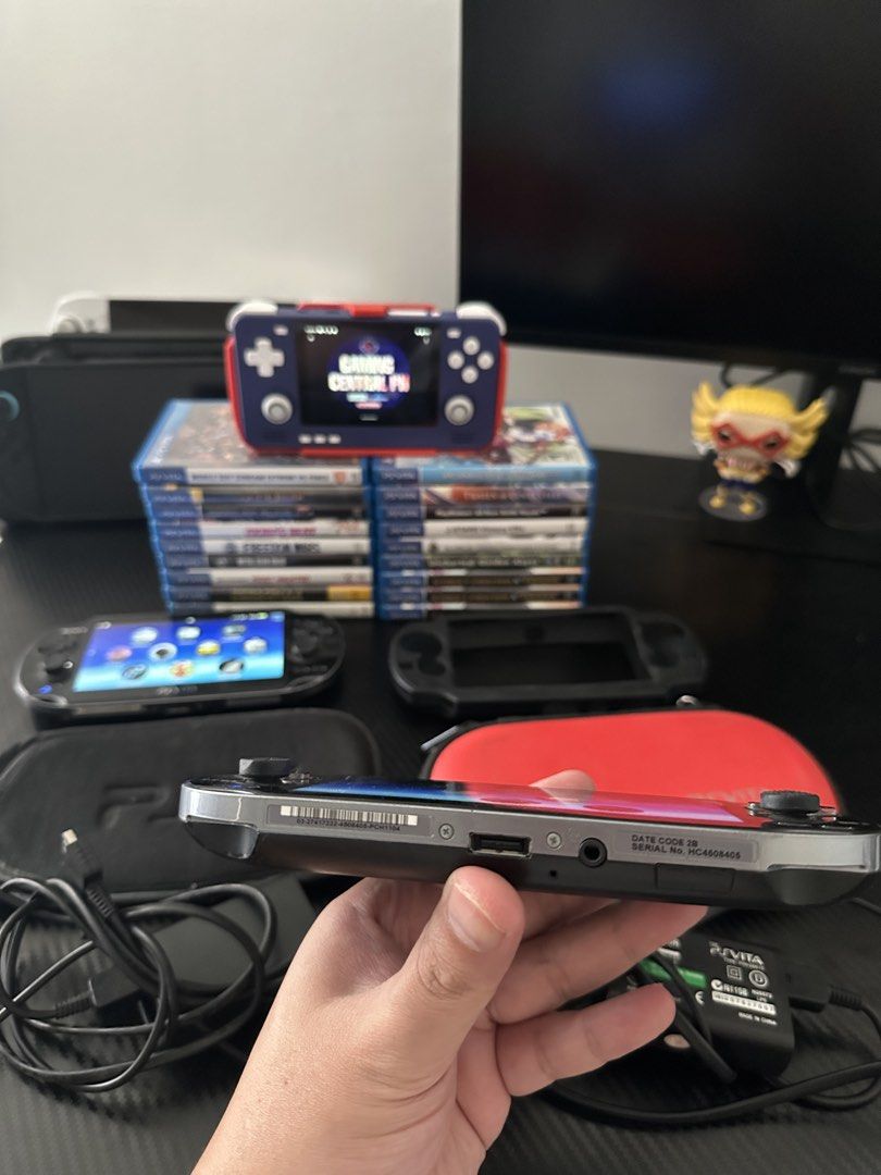 Sony PlayStation Vita Bundle (Category: PlayStation) located in Bulacan. Submitted by gamingcentralph (Listing ID 1439458949, Image 3). Description: 2x PS Vita OLED Bundle for SALE With installed games PS1 PSP PS Vita PS VITA #1 Inclusions: PS Vita OLED Box PS Vita OLED unit SD2Vita 128gb Micro SD card Charger (third party) Tempered glass Pouch Thumb grips PRICE: 6,500 Condition: The unit has amoled burn marks kapag nakadark screen (normal issue 