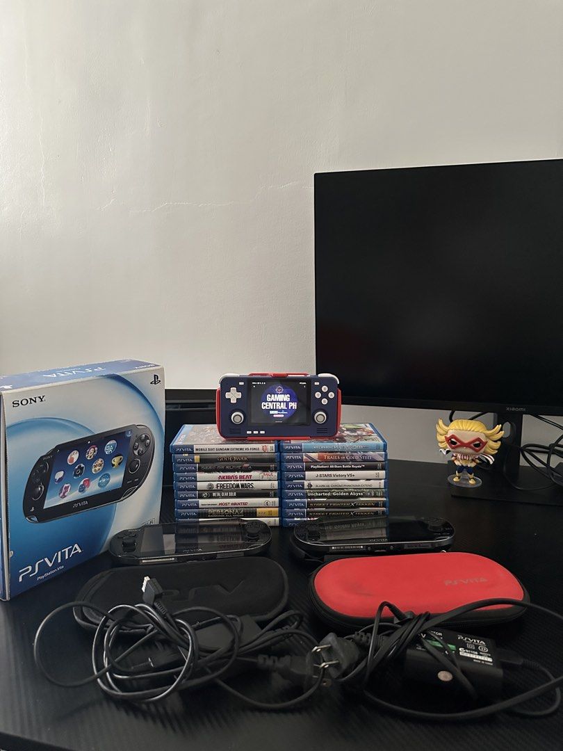 Sony PlayStation Vita Bundle (Category: PlayStation) located in Bulacan. Submitted by gamingcentralph (Listing ID 1439458949, Image 1). Description: 2x PS Vita OLED Bundle for SALE With installed games PS1 PSP PS Vita PS VITA #1 Inclusions: PS Vita OLED Box PS Vita OLED unit SD2Vita 128gb Micro SD card Charger (third party) Tempered glass Pouch Thumb grips PRICE: 6,500 Condition: The unit has amoled burn marks kapag nakadark screen (normal issue 