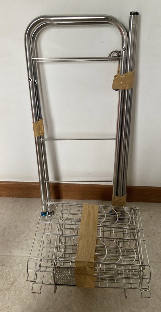 Stainless Steel Single Layer Dish Rack - 60cm462430733830737921