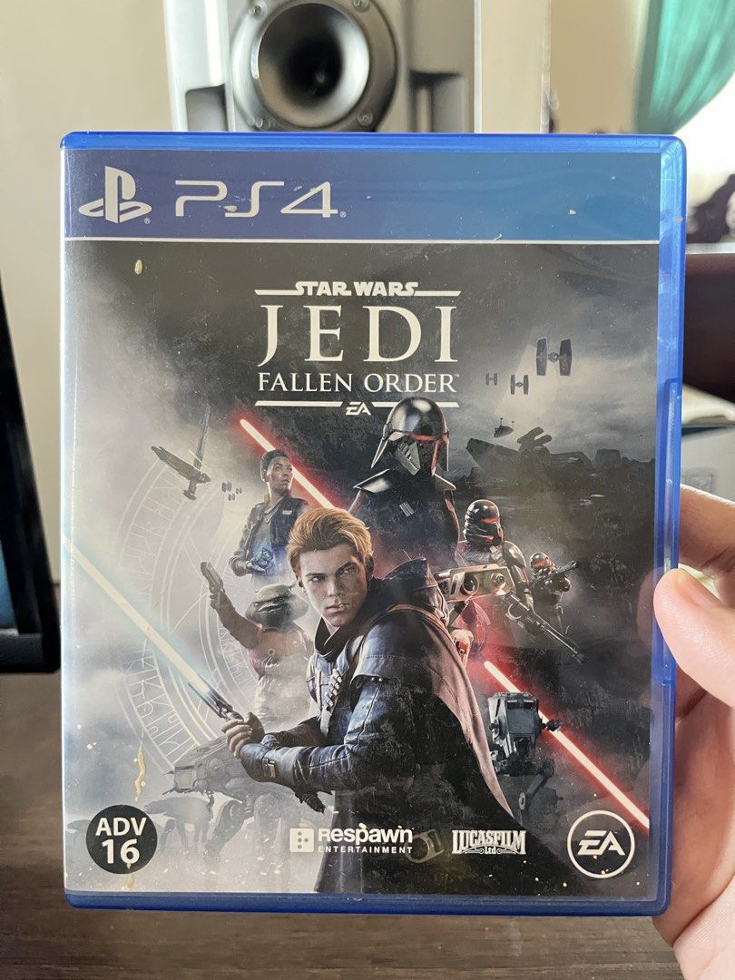 Star Wars Jedi: Fallen Order - PS4 (Category: PlayStation) located in Pasay City. Submitted by patlibunao18 (Listing ID 1439475579, Image 1). Description: - Star Wars Jedi: Fallen Order for PlayStation 4 - Story-driven 3rd person action adventure game - Single-player campaign - Rated ADV 16 - Supports enhanced video output - Includes Blu-ray disc - Published by Electronic Arts.