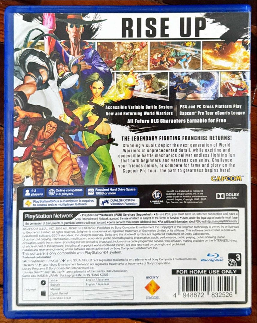 Street Fighter V - PS4 (Category: PlayStation) located in Antipolo. Submitted by lottientottie (Listing ID 1439480437, Image 2). Description: .