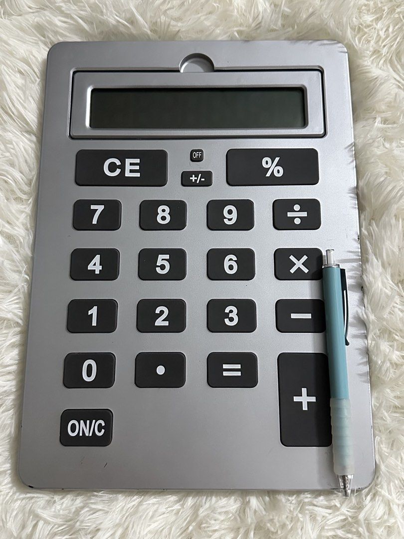 super big calculator no battery as is (Category: Everything Else Others) located in Manila. Submitted by clevertiger.15429d (Listing ID 1439553145, Image 2). Description: .