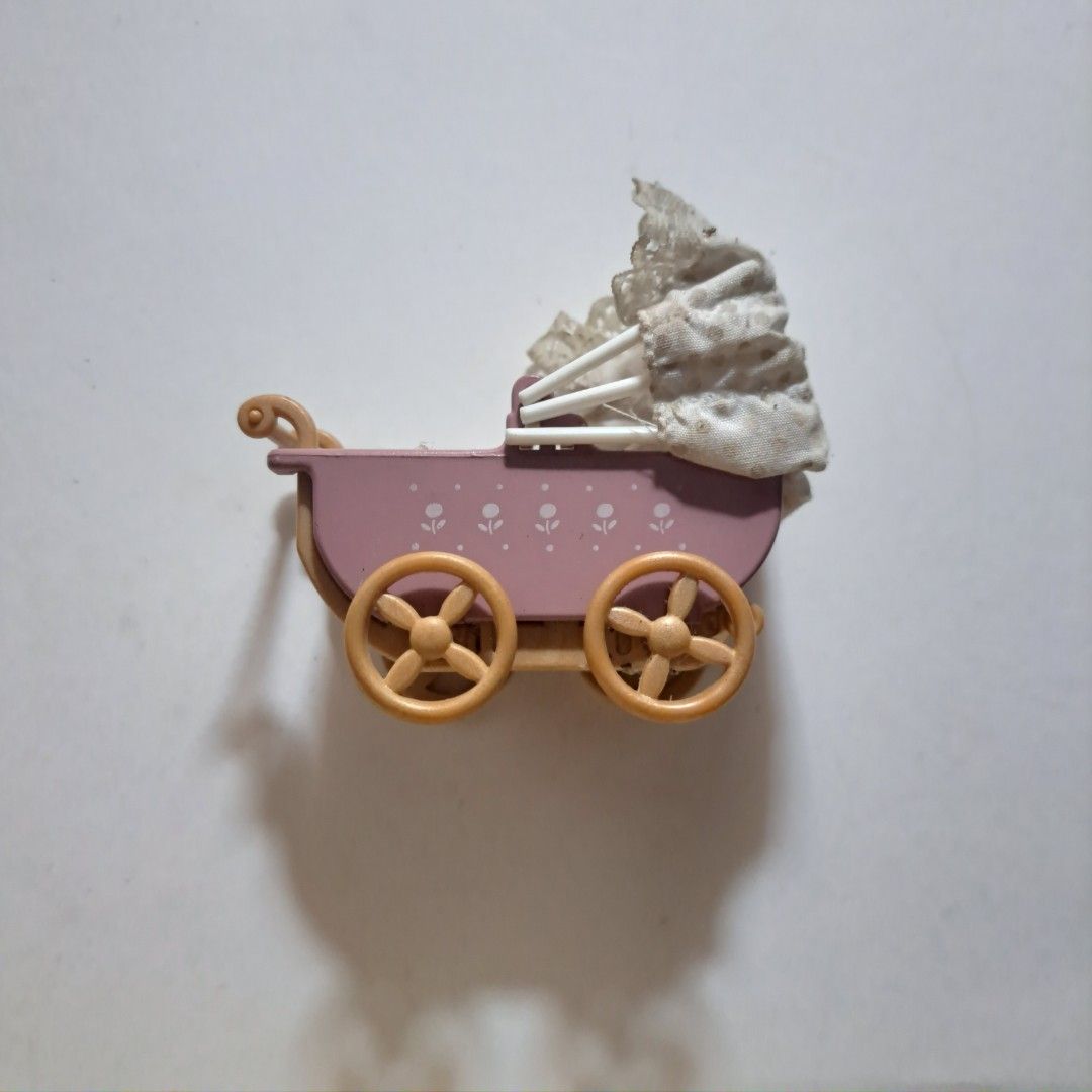 Sylvanian Families Baby Stroller (Category: Kids Toys) located in M'Lang. Submitted by ardinelle.finds (Listing ID 1439562004, Image 1). Description: ~ needs wash :') Feel free to check my listings ~♪ I am willing to give discounts when you buy multiple items 🌱 Location: North Cotabato, Mindanao Couriers accepted: Flash Express, LBC, J&T please don't hesitate to message me for questionsꉂꉂ(ᵔᗜᵔ◍).