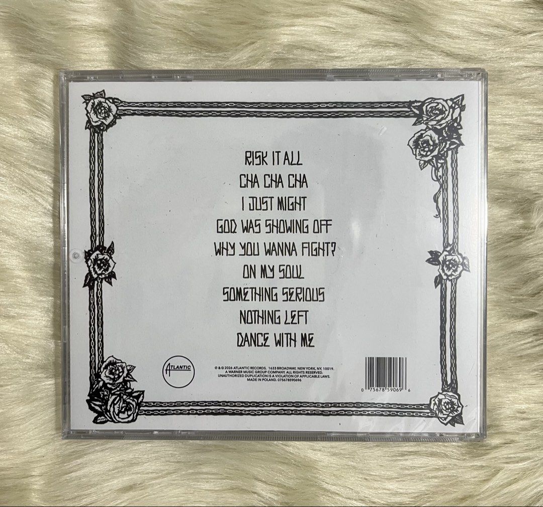 The Romantic - Bruno Mars CD (Category: CDs & DVDs) located in Dasmarinas. Submitted by ohsnaprecords (Listing ID 1437914537, Image 2). Description: Mode of Payment: Gcash/Paypal Mode of Delivery: JNT/GGX Shoulder po ng buyer ang shipping fee. Interested? Dm me.
