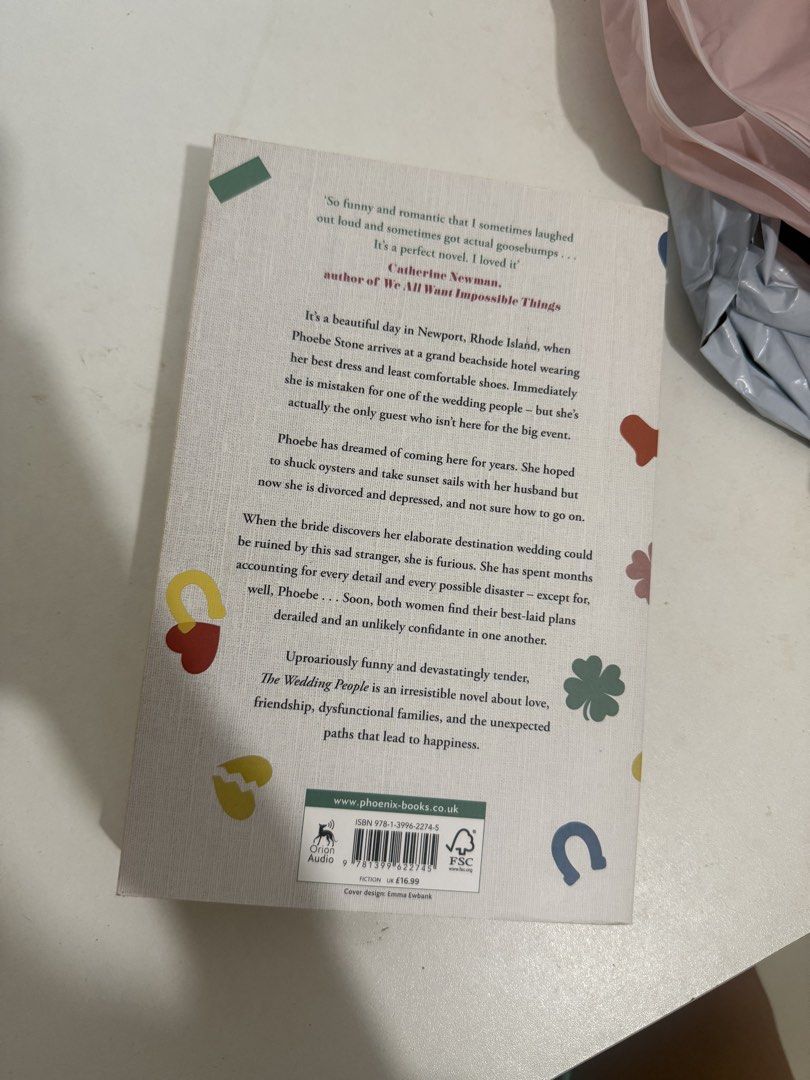 The Wedding People by Alison Espach (Category: Storybooks) located in Lipa City. Submitted by jeonkyss (Listing ID 1439466586, Image 2). Description: Havent read yet, no bind wear. Condition due to being stuck in shelf.