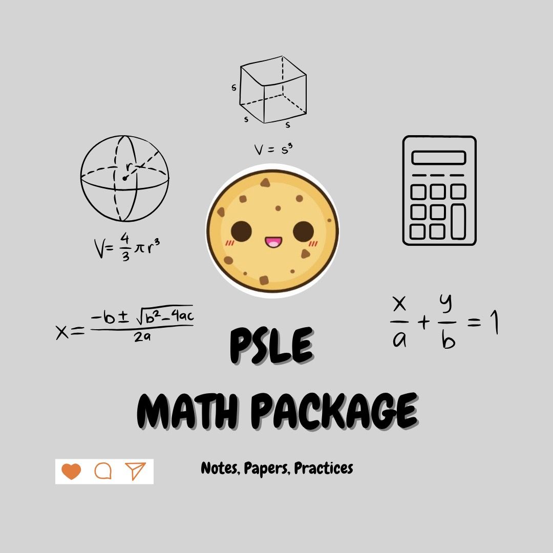 TOP RAFFLES STUDENT PSLE MATH PACKAGE [Top Student's Notes, Practices, Papers, Questions] Primary 3, Primary 4, Primary 5, Primary 6, P3, P4, P5, P6 Math Notes (Category: Assessment Books) located in Singapore. Submitted by biscuitnotes (Listing ID 1340368668, Image 1). Description: Hi Parents! Are you looking to give your child an edge in the upcoming PSLE Math exam? Our carefully curated PSLE Math Materials for Primary 3 to 6 students are the u