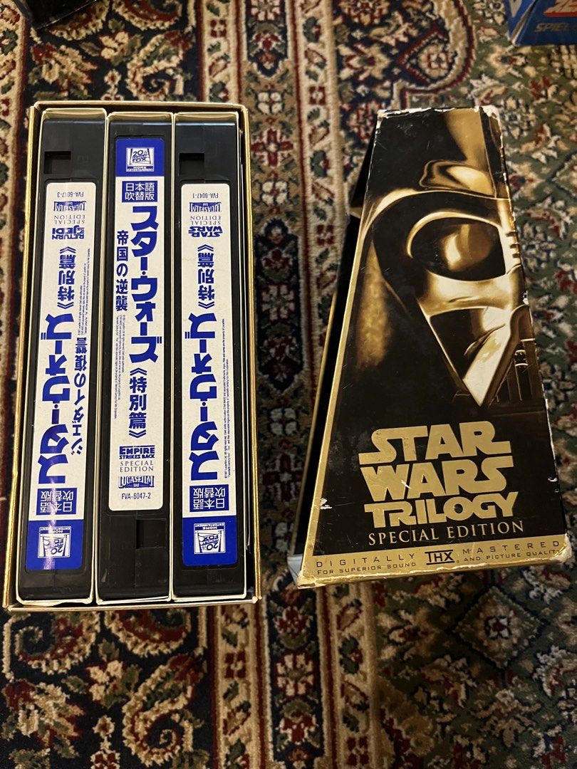 Vintage starwars vhs set (Category: CDs & DVDs) located in Binan City. Submitted by tripwirecollectibles (Listing ID 1439557284, Image 2). Description: .