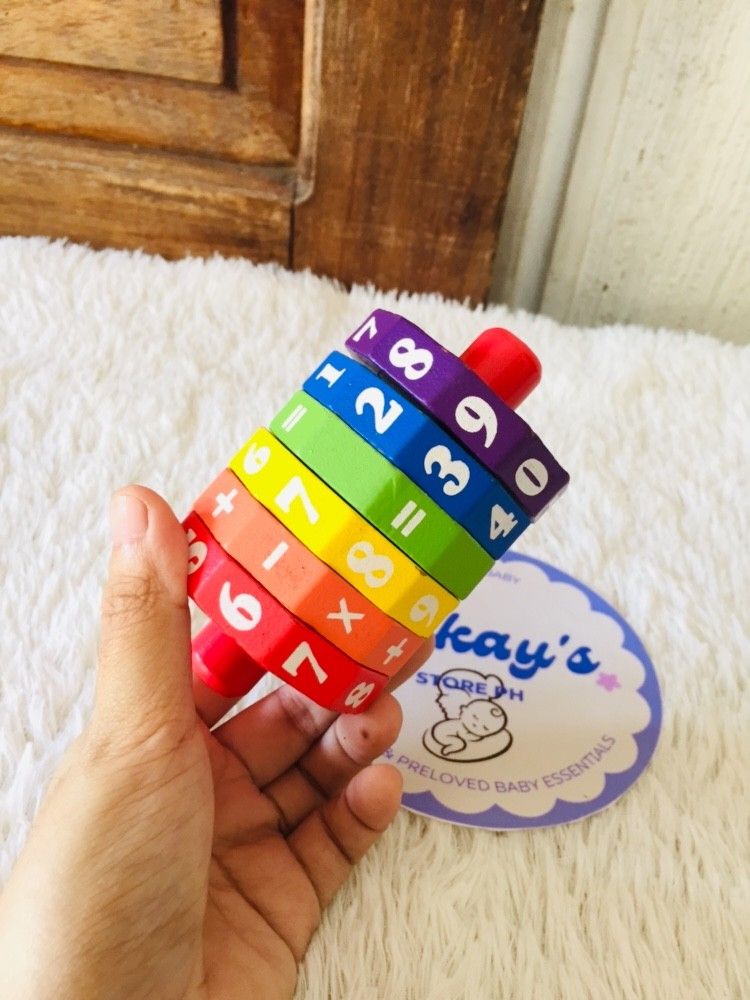 Wooden arithmetic learning toy (Category: Infant Playtime) located in Tuguegarao City. Submitted by kikay.store.ph30 (Listing ID 1439440233, Image 2). Description: ❗NEW ARRIVAL❗🇱🇷 Wooden arithmetic learning toy Condition : likenew Price: 150 MOP: GCASH, BDO, MOD: SCO FOR SHIPPING PURPOSE, BUS SHIPPING, JNT, LBC ♥️ 1 day reservation ONLY ♥️ No to rush shipping ♥️ No free shipping ♥️ No return no exchange ♥️ No to long reservation, Location: tugu