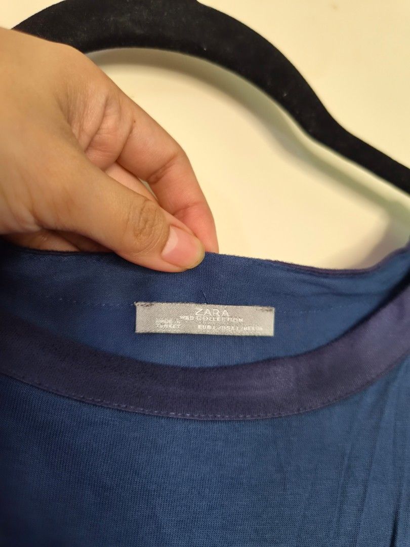 Zara - Dark Blue Top (Large) (Category: Blouses) located in Las Pinas. Submitted by ajbash (Listing ID 1439478588, Image 3). Description: .