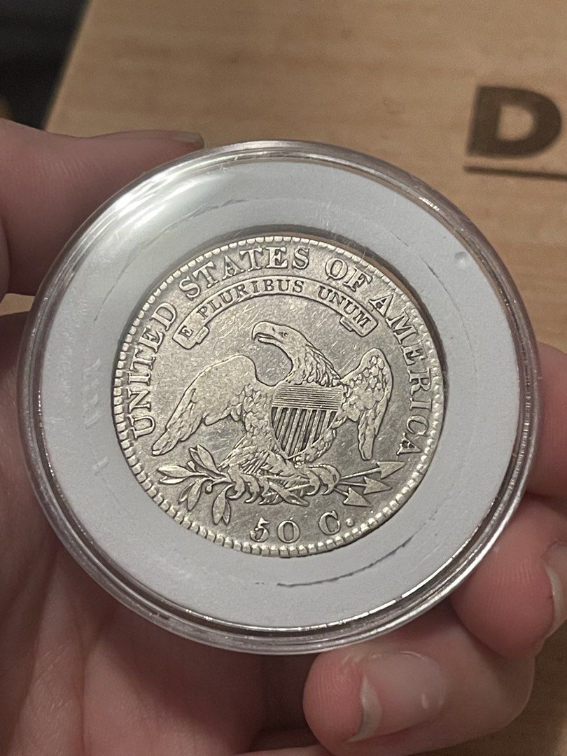 1819 50c Capped Bust Half Dollar Silver Coin (Category: Currency) located in Manila. Submitted by banene_poteto (Listing ID 1439760362, Image 2). Description: What you see is what you get. 😊.