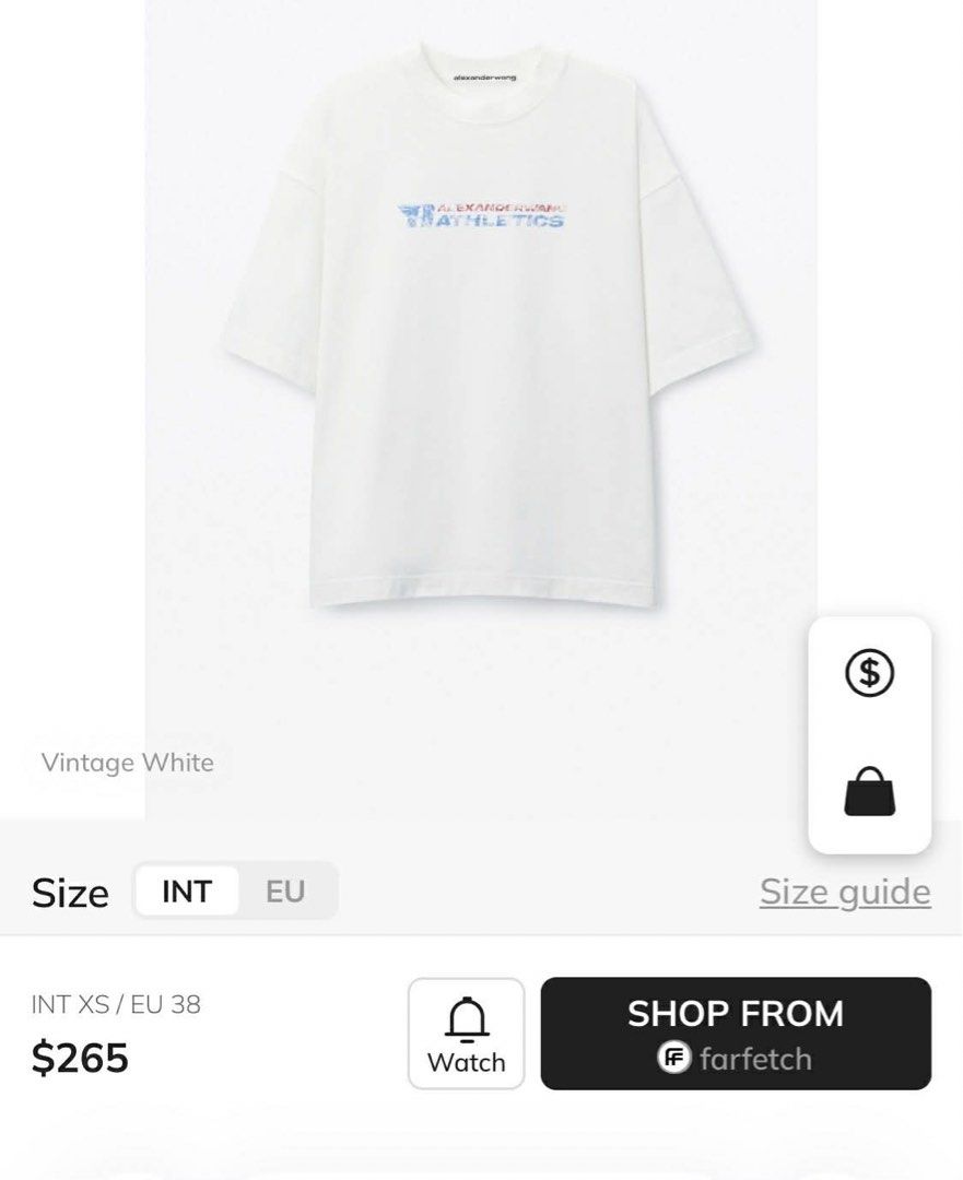 Alexander Wang Athletics T-shirt (Category: Luxury Apparel) located in Manila. Submitted by luxurybrandedthrift05 (Listing ID 1439774494, Image 3). Description: - Alexander Wang Athletics T-shirt - Size: M - Fit: Relaxed - Length: Approximately 21 inches - Material: Soft - Features brand logo on front.
