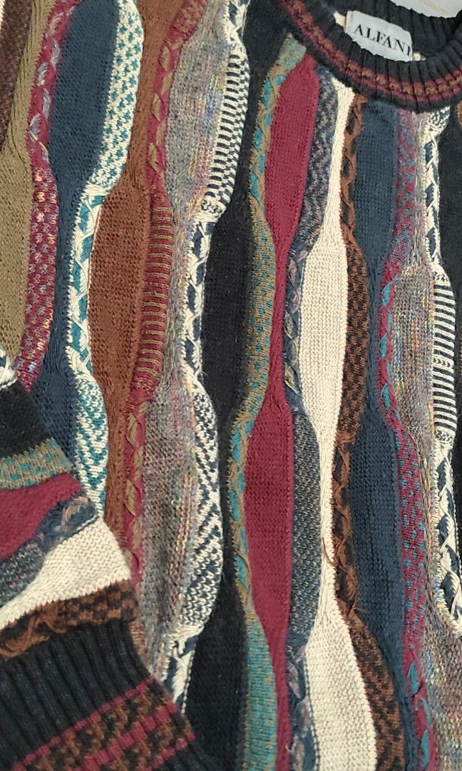 Alfani Knitted sweater (coogi alternative) (Category: Sets & Coordinates) located in Tarlac. Submitted by thrifty_scavenger (Listing ID 1439782320, Image 3). Description: S (26x22) boxy no issue. coogi alternative.