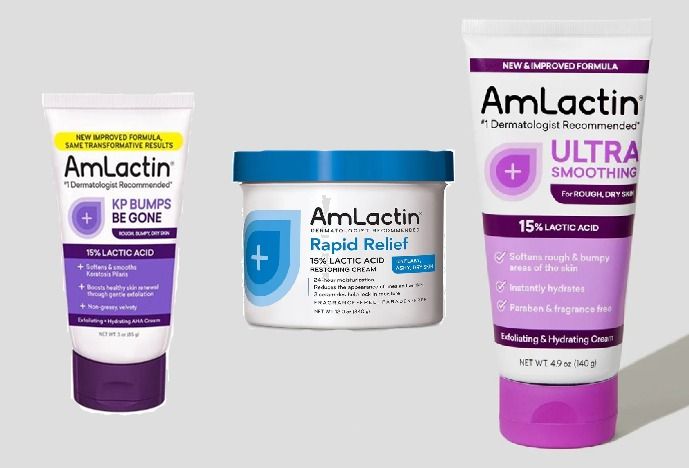 AmLactin Skin Care BUNDLE SALE (Category: Body Care) located in Quezon City. Submitted by tammys_random_harvest (Listing ID 1439640416, Image 1). Description: All are unopened and stored in cooler in an air-conditioned room. For full product details, kindly check the links below: 1.Amlactin KP Bumps Be Gone Cream https://amlactin.com/products/kp-bumps-be-gone-cream-with-15-lactic-acid 2. Amlactin Rapid Relief Restoring Cream Exp: 12 months after 