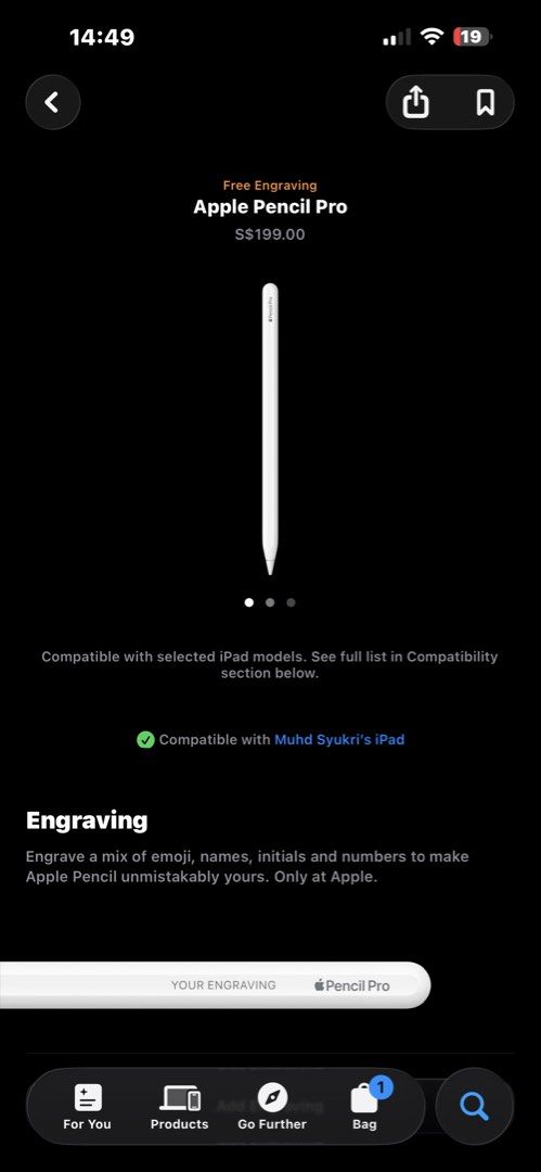 Apple Pencil Pro462918373659136000