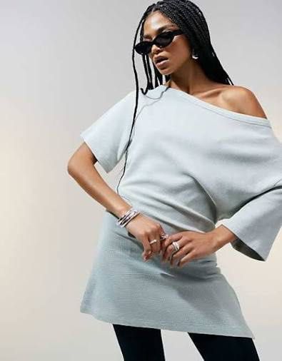ASOS off shoulder cinch waist tshirt (Category: Shirts) located in Makati City. Submitted by kaykutz (Listing ID 1439617026, Image 1). Description: Bought for about 1500 from uk website.