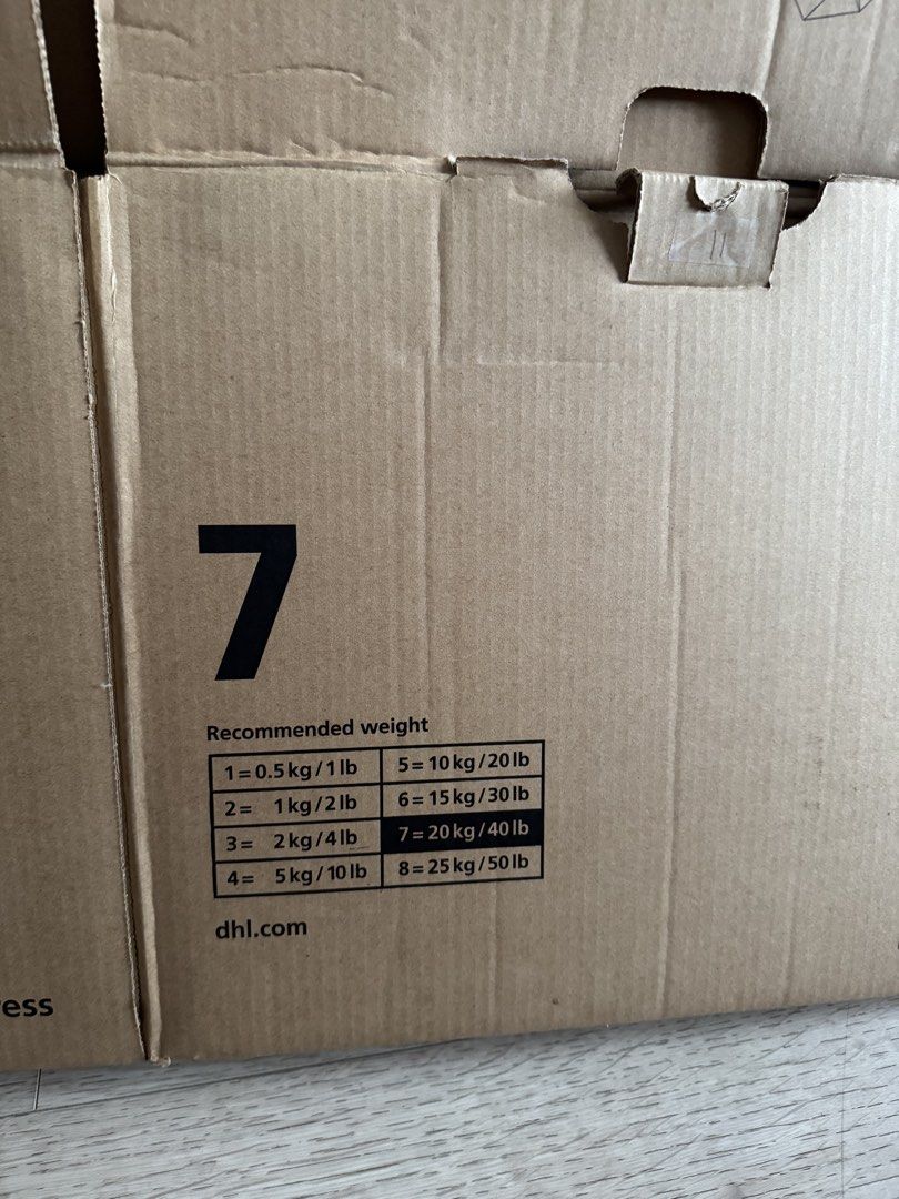 Assorted FedEx & DHL Cardboard Boxes - Various Sizes463104815872102404