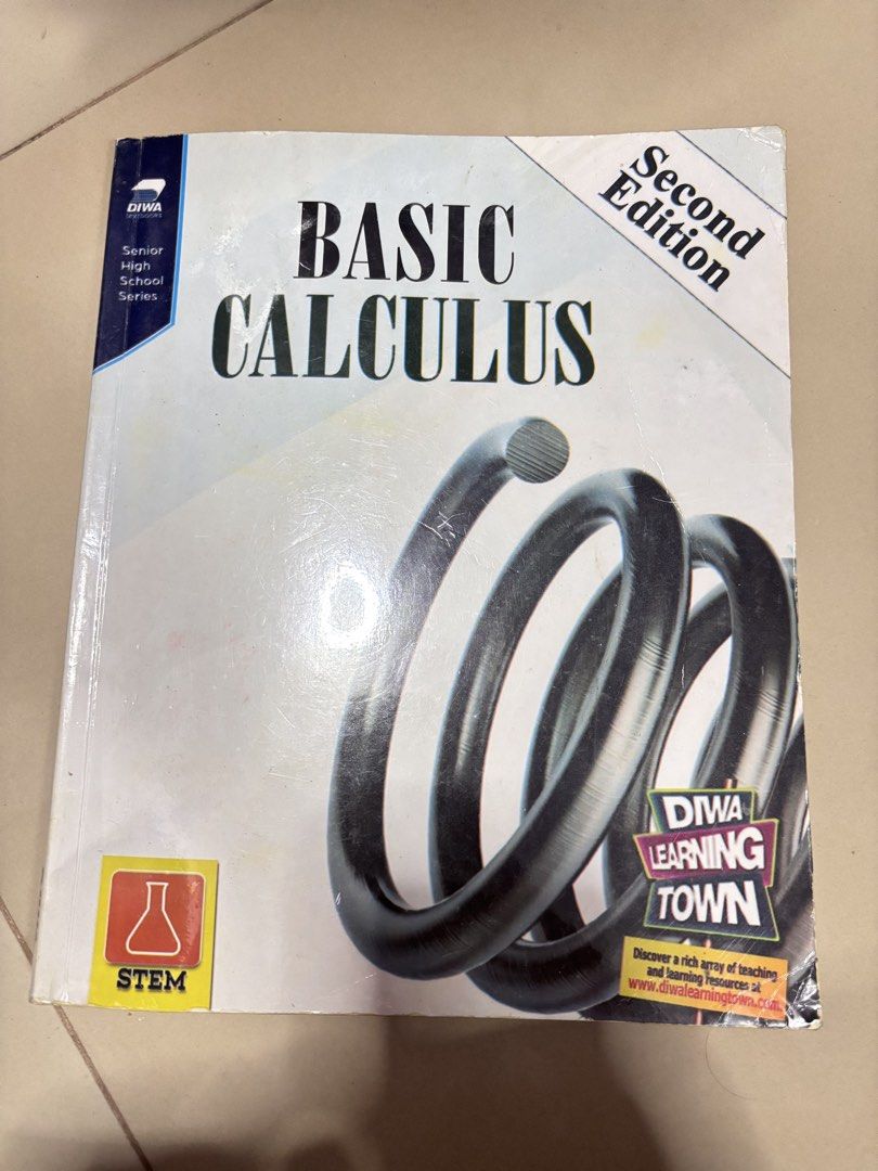 Basic Calculus Second Edition (Category: Textbooks) located in Manila. Submitted by not_nadzz (Listing ID 1439791022, Image 1). Description: About condition - no writings - with plastic cover - still in good condition More details Location: 📍South Caloocan Mode of Payment: Gcash / Cash upon pick up Mode of Delivery: Lalamove, also available for pick up For more questions or pictures of the book, feel free to send a message! :).