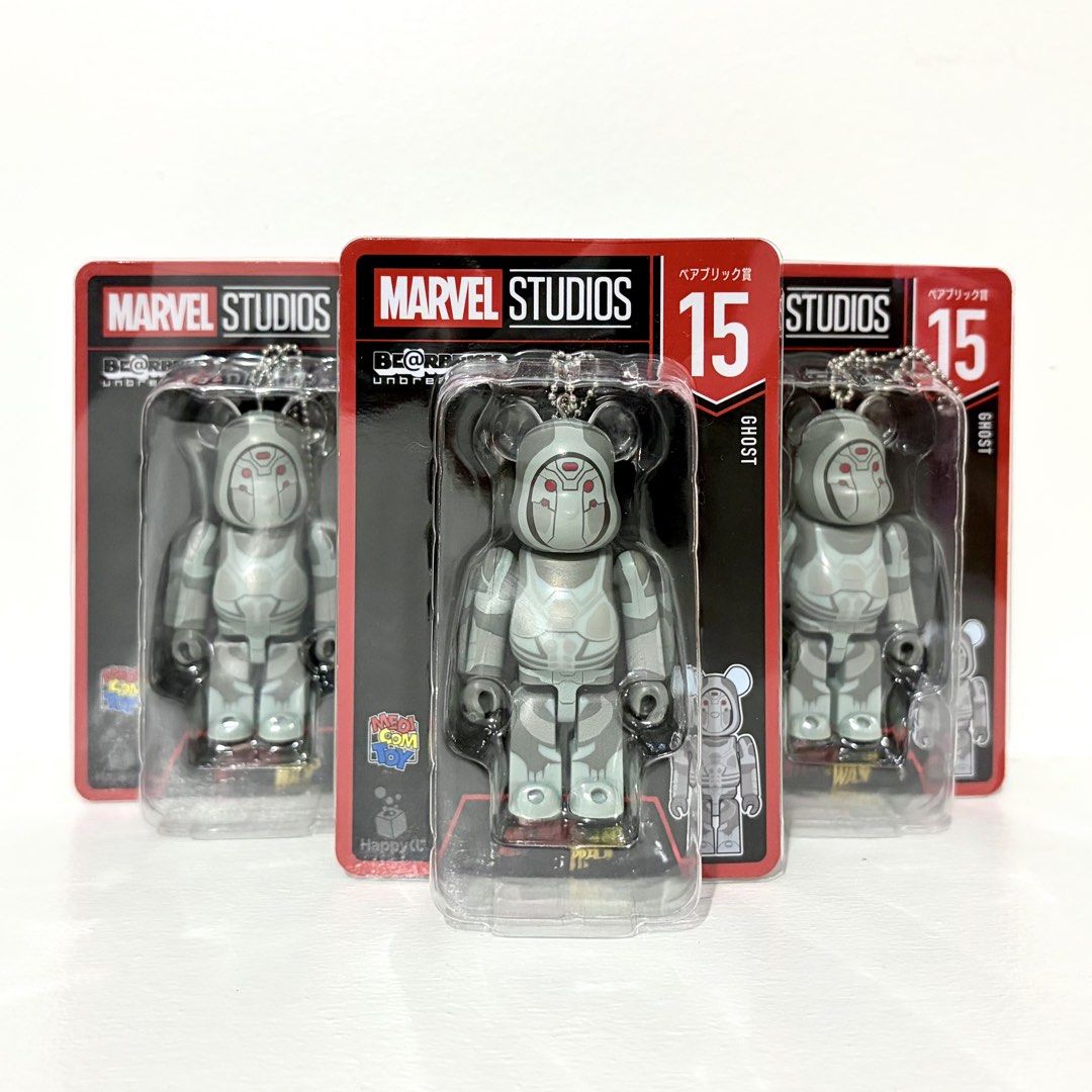 Bearbrick Unbreakable: Marvel Studios Ghost #15 (Category: Designer & Blind Box Toys) located in Santa Rosa. Submitted by shikaricollectibles (Listing ID 1439802629, Image 1). Description: Bearbrick Unbreakable: Marvel Studios Ghost #15 100% Bearbrick Keychain Price: ₱350 each Location: Santa Rosa, Laguna/ Cubao, QC MOD: J&T/ LBC/ Lalamove MOP: Gcash/ BPI.