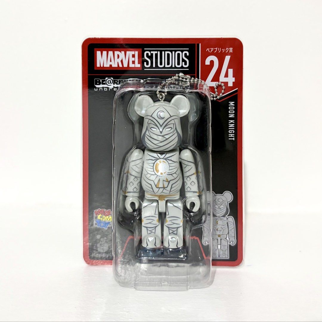 Bearbrick Unbreakable: Marvel Studios Moon Knight #24 (Category: Designer & Blind Box Toys) located in Santa Rosa. Submitted by shikaricollectibles (Listing ID 1439805203, Image 1). Description: Bearbrick Unbreakable: Marvel Studios Moon Knight #24 100% Bearbrick Keychain Price: ₱350 Location: Santa Rosa, Laguna/ Cubao, QC MOD: J&T/ LBC/ Lalamove MOP: Gcash/ BPI.