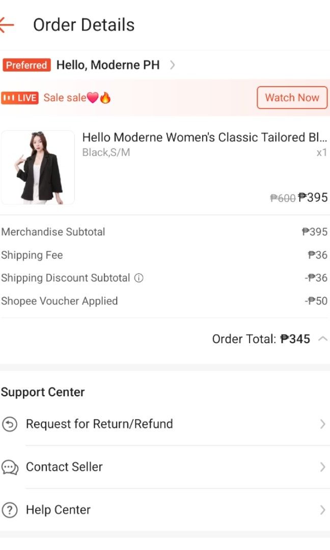 Black Blazer for Women (Category: Longsleeves) located in Paranaque City. Submitted by izzysellsph (Listing ID 1439710386, Image 2). Description: rfs: wrong size; too big for me loc: Parañaque City mod: lalamove (sf shouldered by buyer) mop: gcash/bdo.